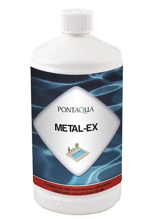 Expressz szállítás Pontaqua Metal-Ex vastartalom csökkentő vegyszer, 1L